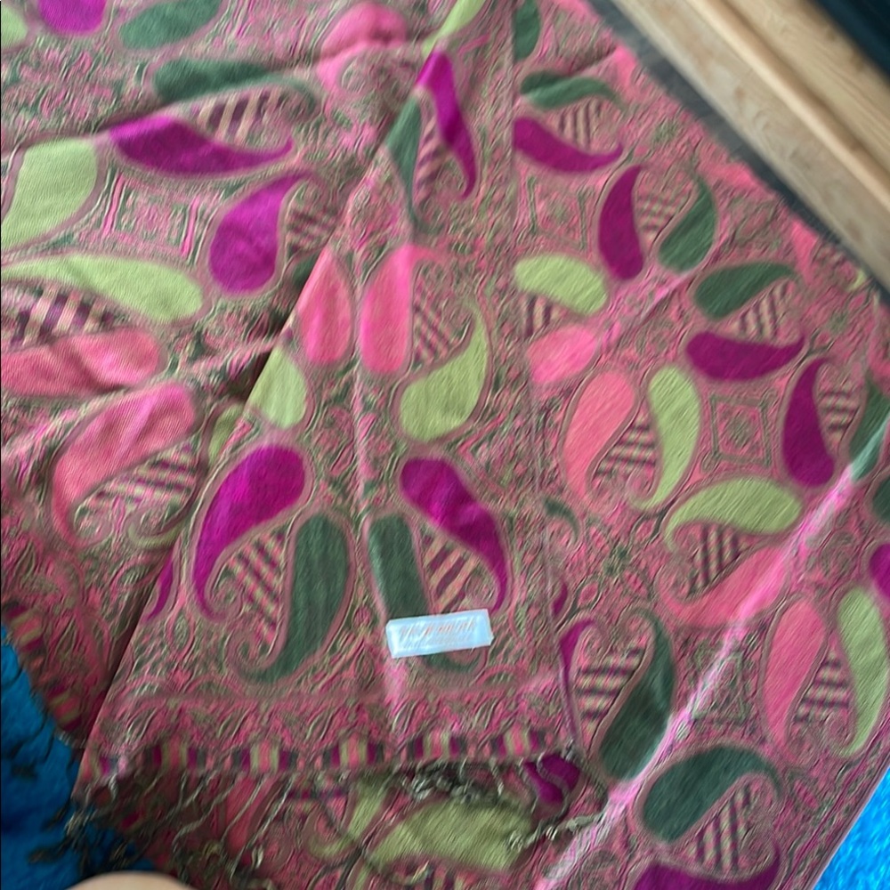 Colorful Paisley Pashmina
